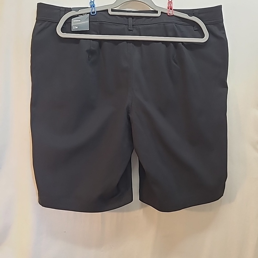 St Johns Bay Secretly Slender Classic Fit Black Bermuda Shorts Womens 22W NWT - Picture 8 of 10